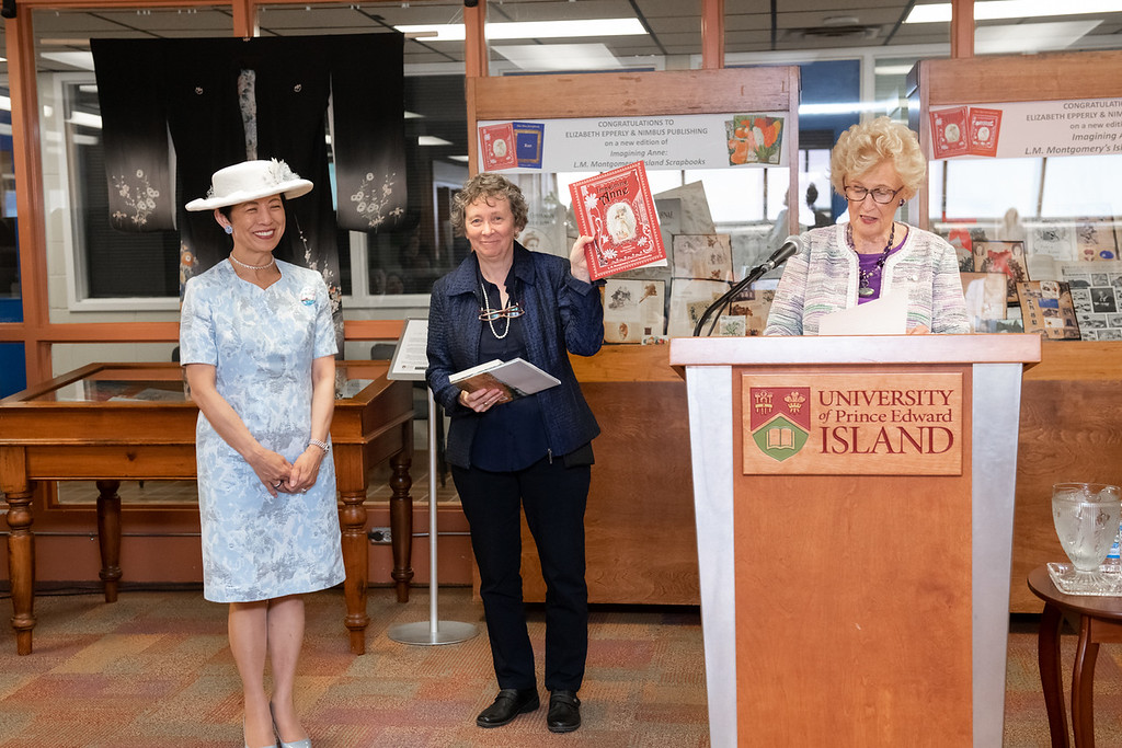 Her Imperial Highness Princess Takamado; Dr. Elizabeth Epperly, LMMI Founder; Hon. Catherine Callbeck, UPEI Chancellor