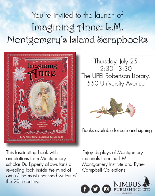 Imagining Anne launch poster