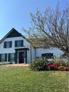 green gables on a sunny day