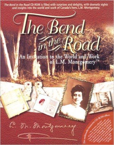 cd rom cover featuring a collage of images of Montgomery, a photo of a stand of trees, and examples of her handwriting
